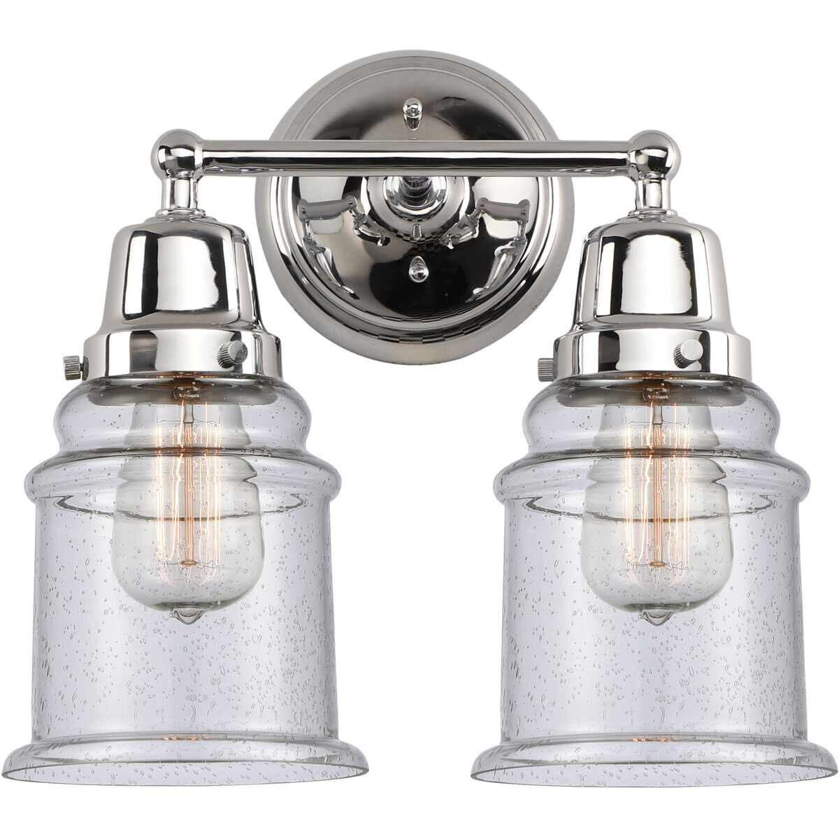 Aditi Canton LED 14 inch Polished Chrome Bath Vanity Light Wall Light, Aditi