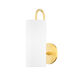 Freda 1 Light Aged Brass Wall Sconce Wall Light