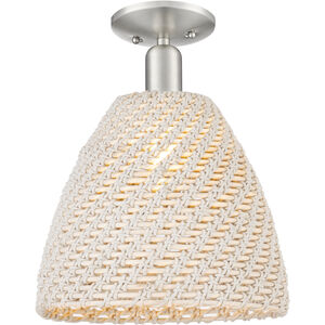 Natural Ballston Dome 1 Light 11.75 inch Semi-Flush Mount