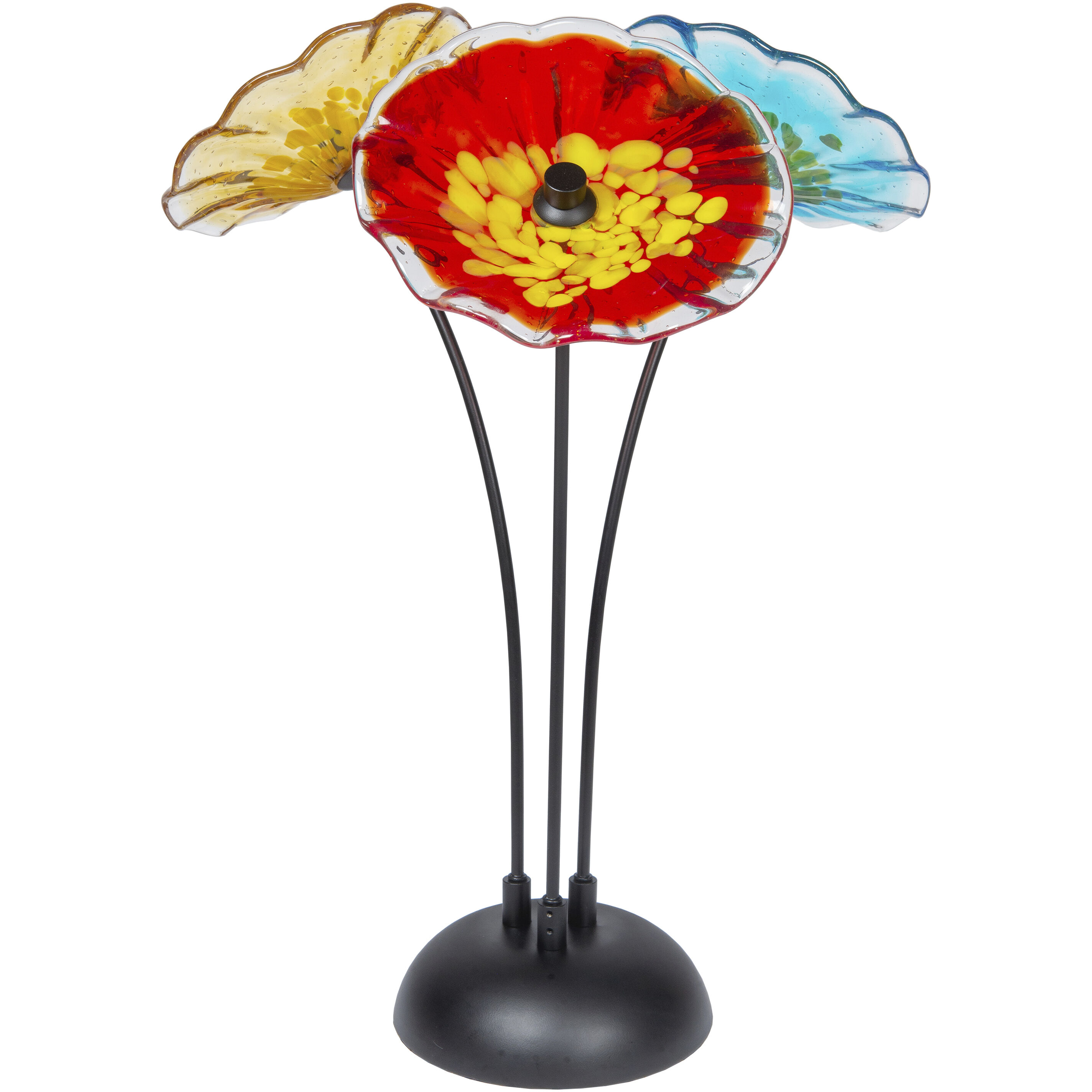 Fiore Bloom Multi Art Glass Sculpture