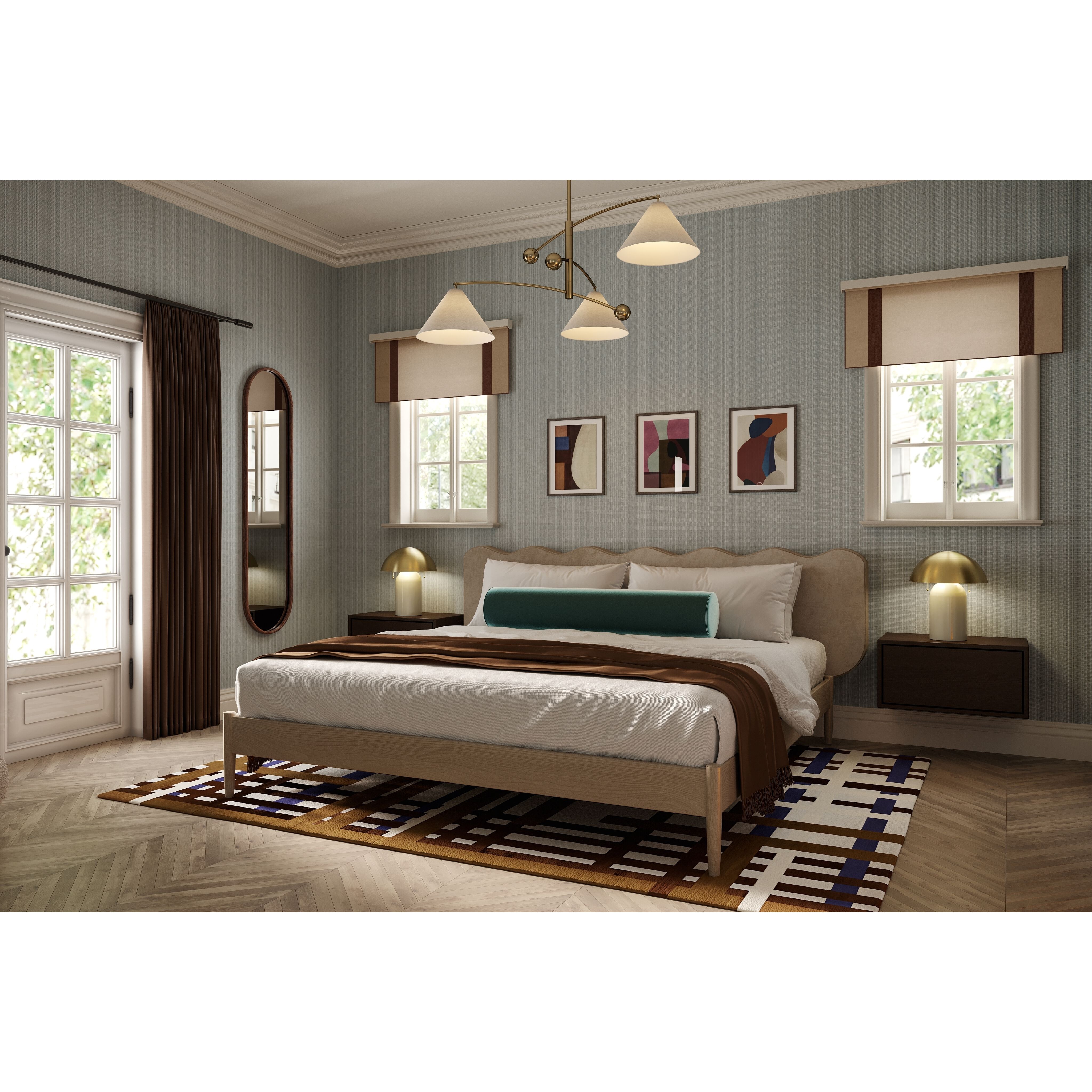 Gaia 16.5 inch 60 watt Aged Brass Table Lamp Portable Light