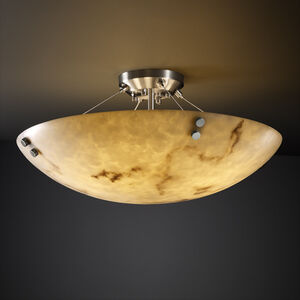 LumenAria 3 Light 21.00 inch Semi-Flush Mount