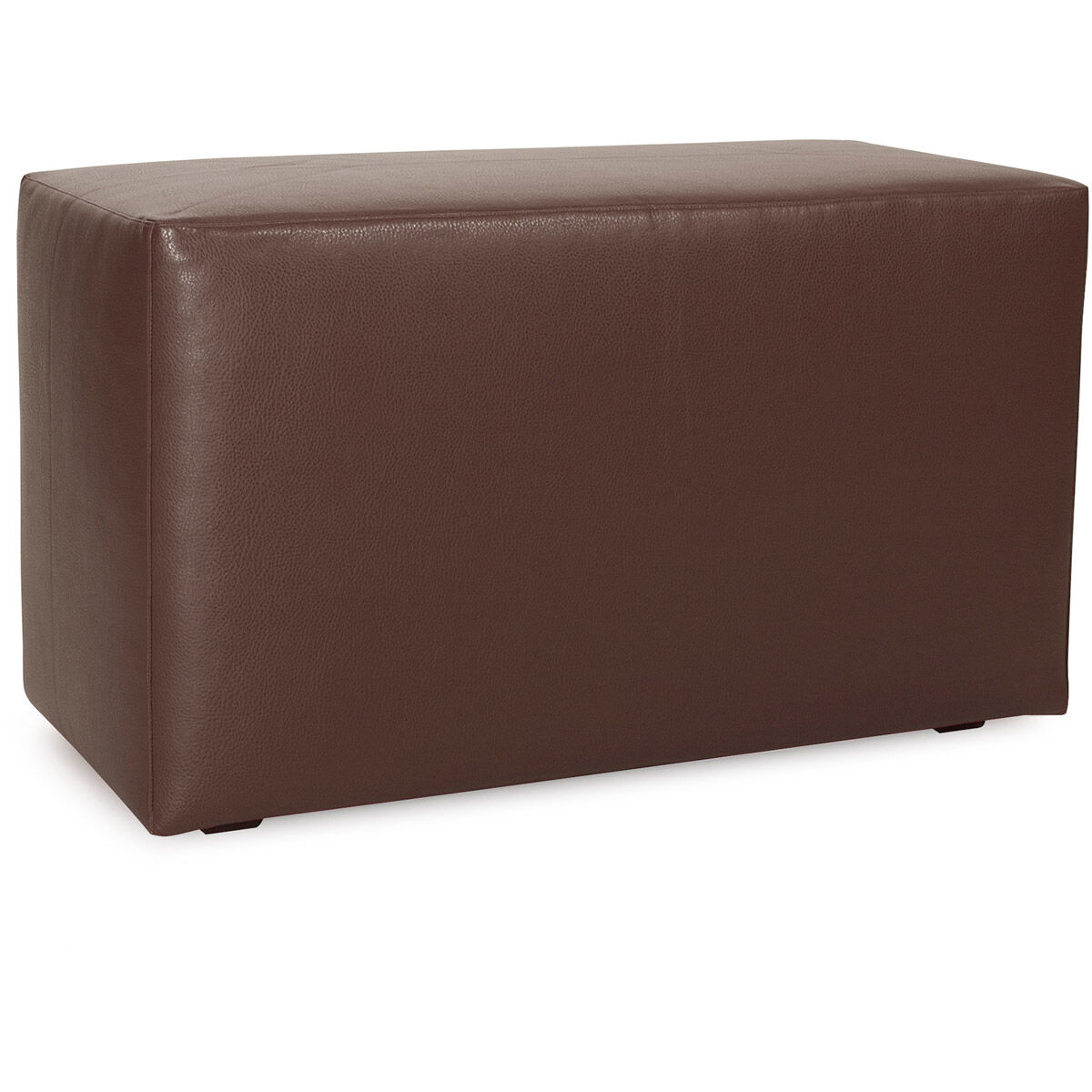 Universal Avanti Pecan Bench with Slipcover