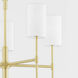 Olivia 5 Light 24 inch Aged Brass Chandelier Ceiling Light