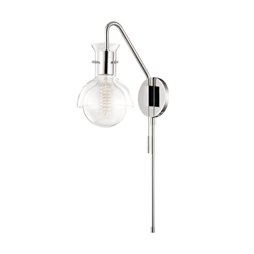 Riley 1 Light 6 inch Polished Nickel Wall Sconce Wall Light