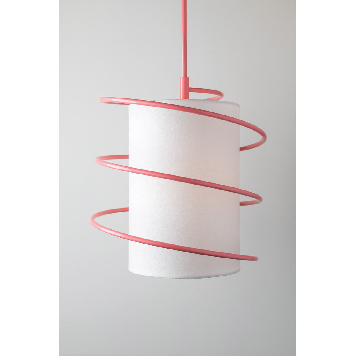 Carly 1 Light 14.75 inch Pink Pendant Ceiling Light