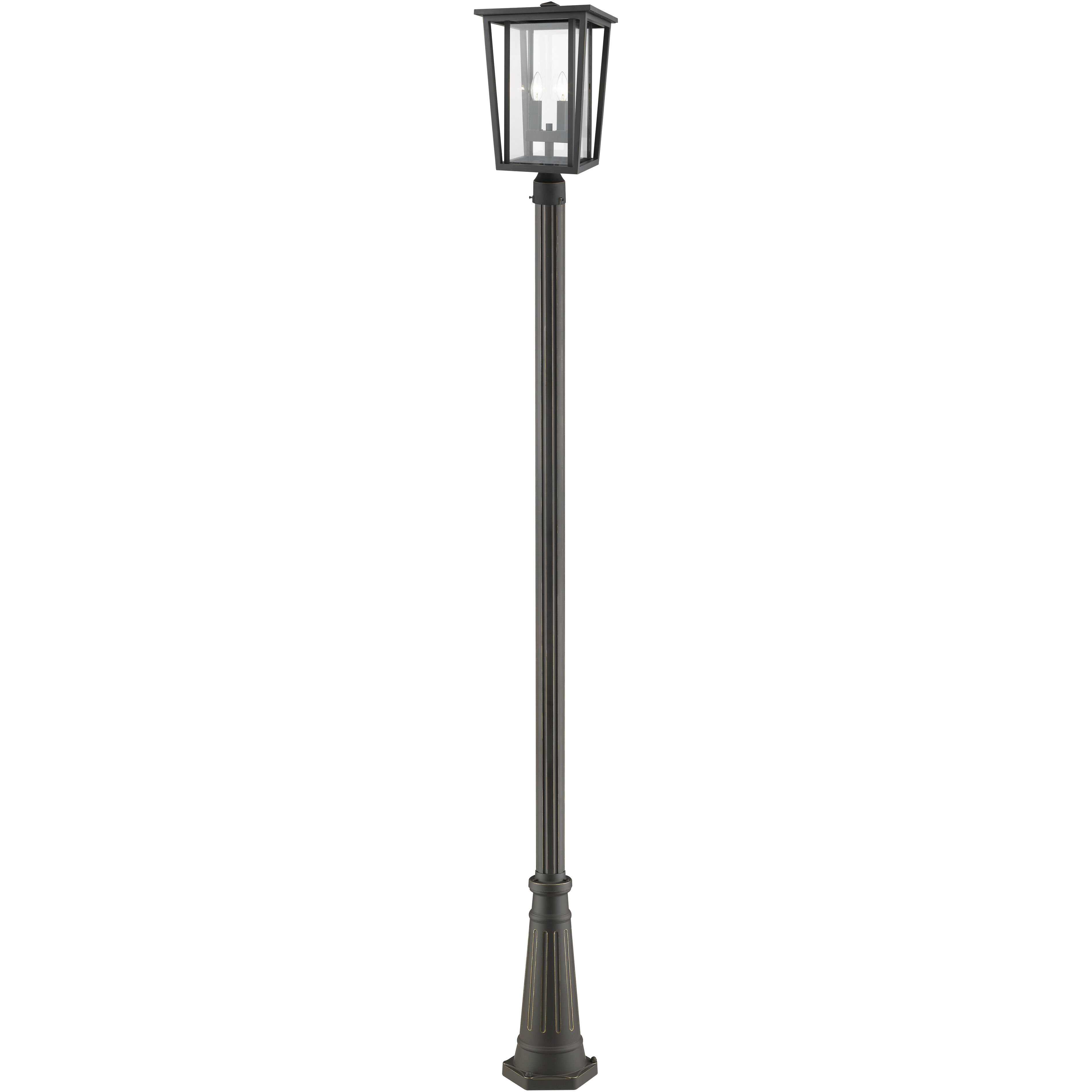 Seoul 2 Light 11.25 inch Post Light & Accessory
