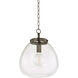 Della 1 Light 15.75 inch True Bronze Pendant Ceiling Light