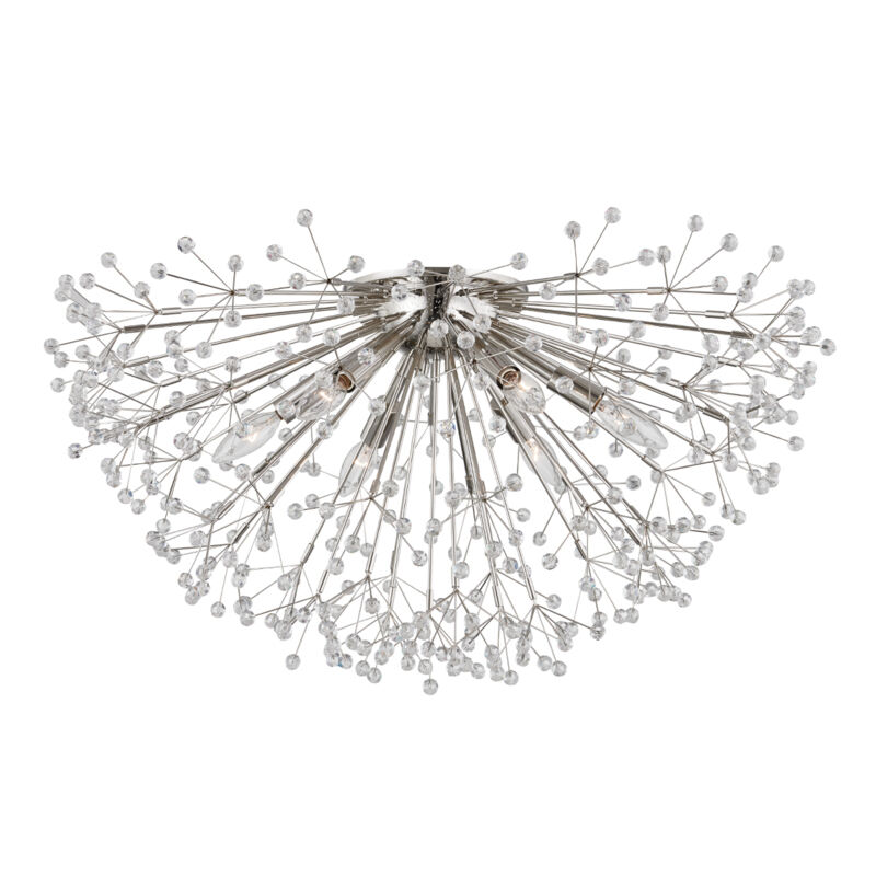 Dunkirk 6 Light 30.00 inch Semi-Flush Mount