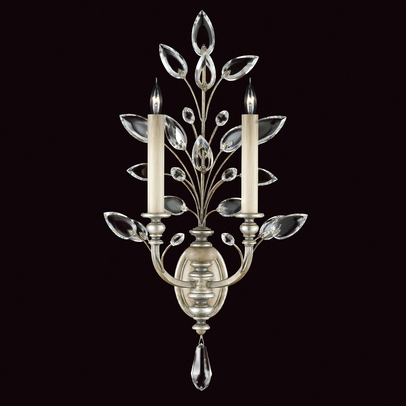 Crystal Laurel Sconce Wall Light