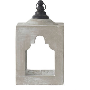 Garden 7.5 inch Gray Lantern