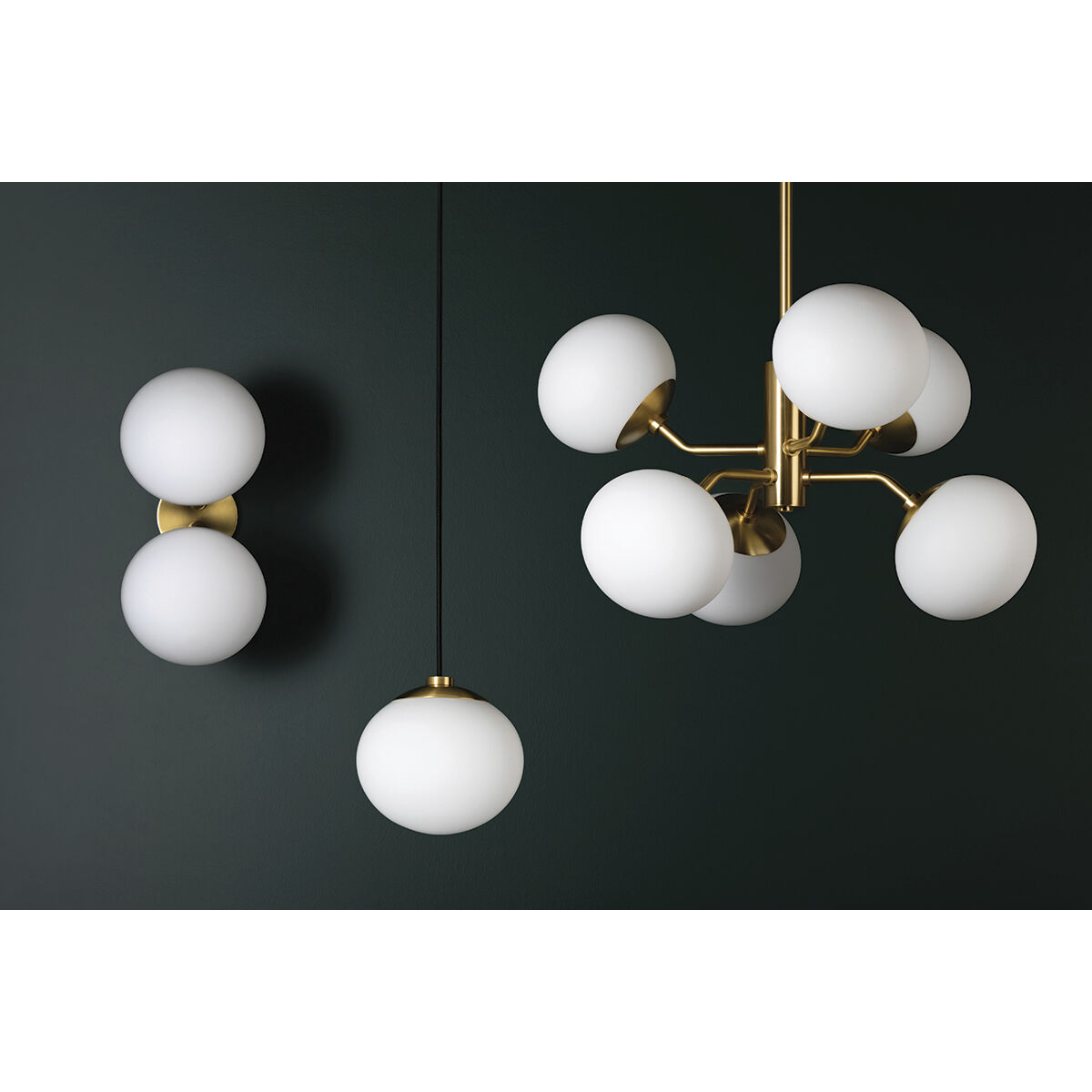 Estee 6 Light 28 inch Aged Brass Chandelier Ceiling Light
