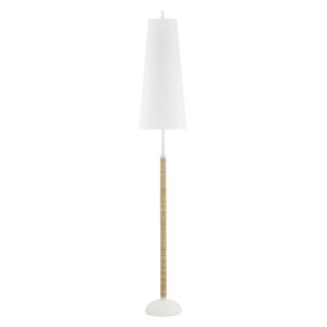 Mariana 70 inch 60.00 watt Textured White Floor Lamp Portable Light