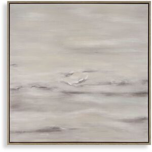 Trance White and Beige and Blush Hand Painted Abstract