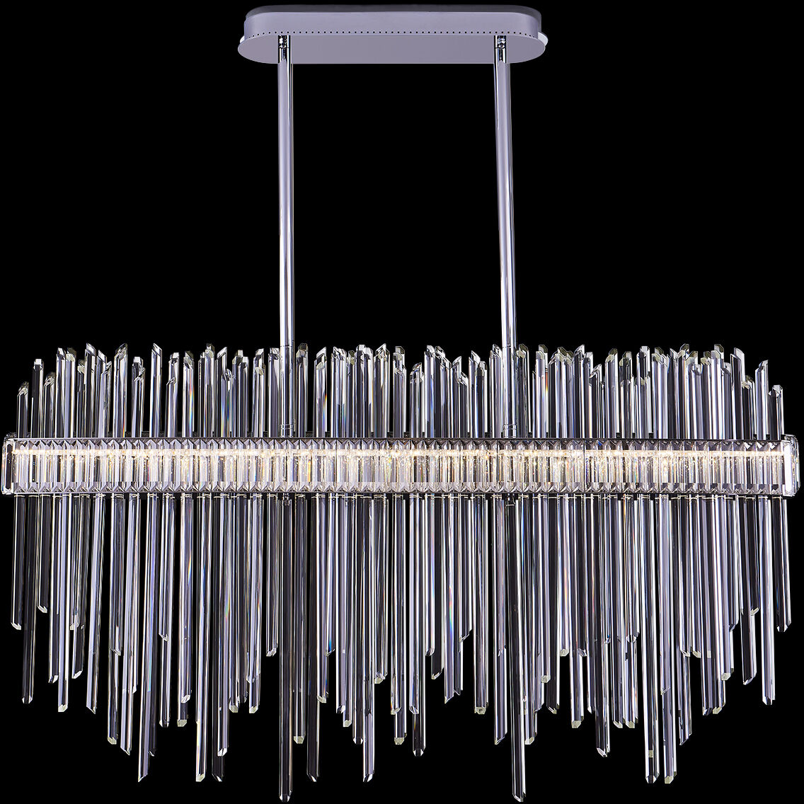 Piovere 6 inch Polished Chrome Pendant Island Light Ceiling Light