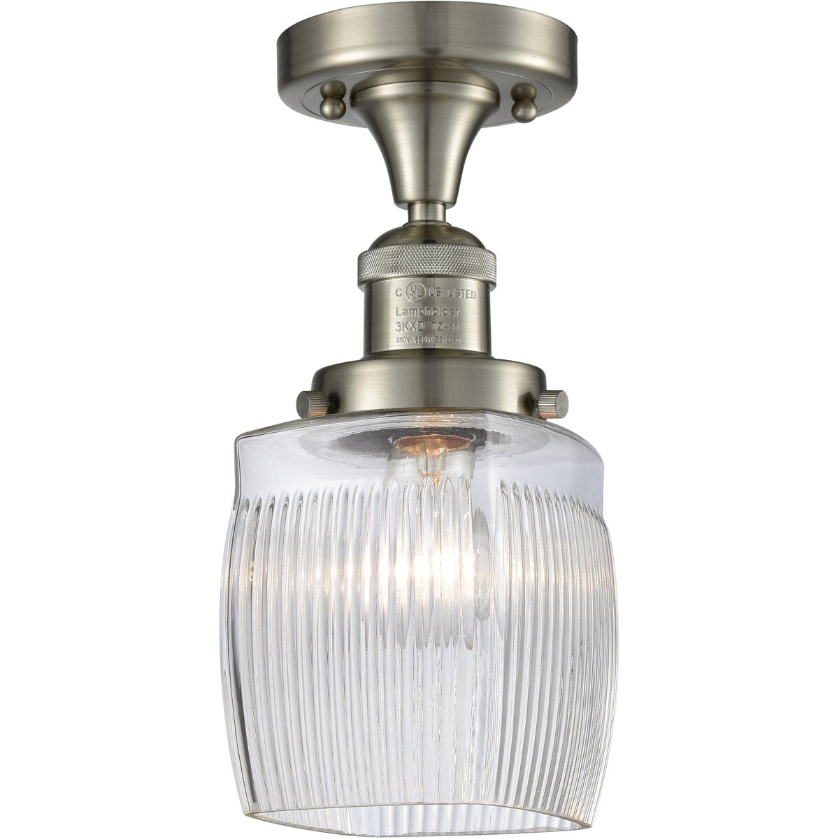 Franklin Restoration Colton 1 Light 5.50 inch Semi-Flush Mount