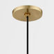 Reese 1 Light 10 inch Aged Brass Pendant Ceiling Light