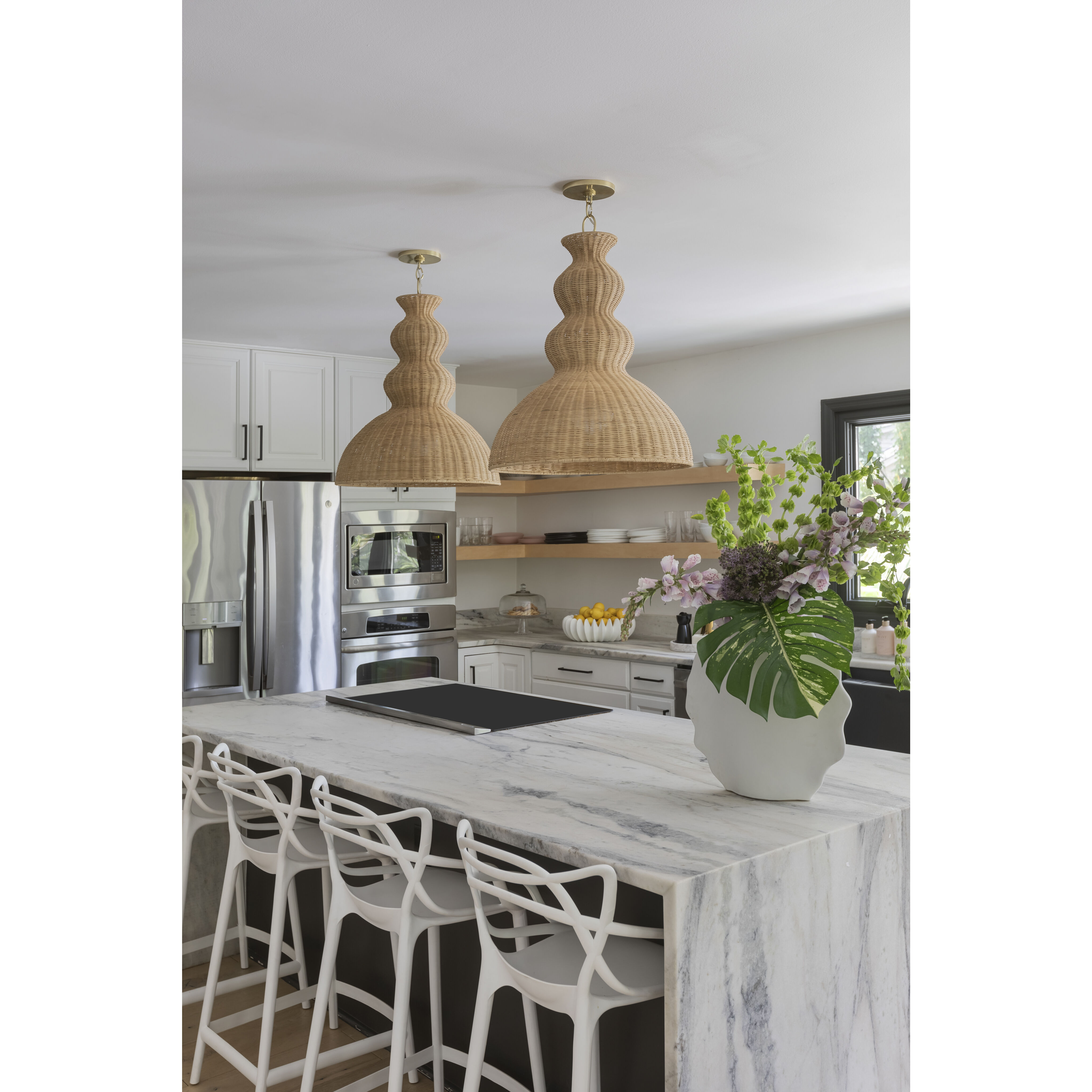 Mayla 1 Light 21.25 inch Aged Brass Pendant Ceiling Light