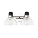 Camile 2 Light 16 inch Polished Nickel Bath Bracket Wall Light