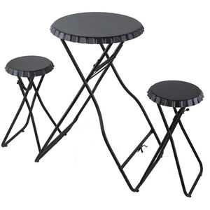 Anita 57.5 X 39.8 inch Black Side Table