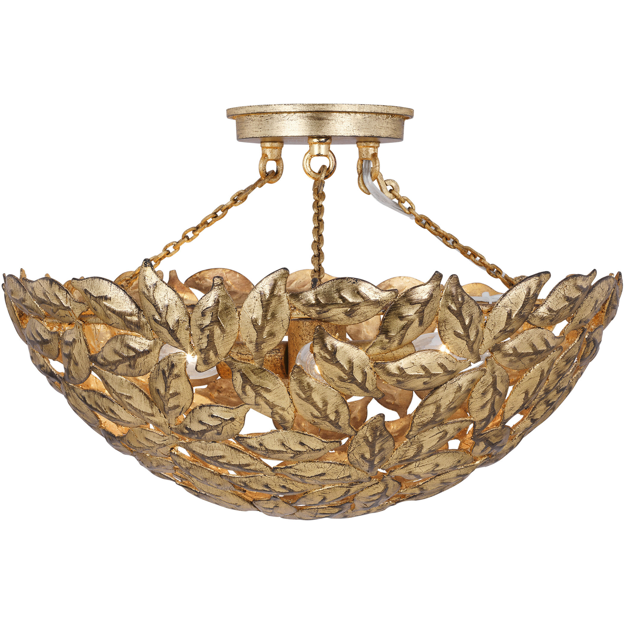 AH by Alexa Hampton Kelan 3 Light 16.00 inch Semi-Flush Mount