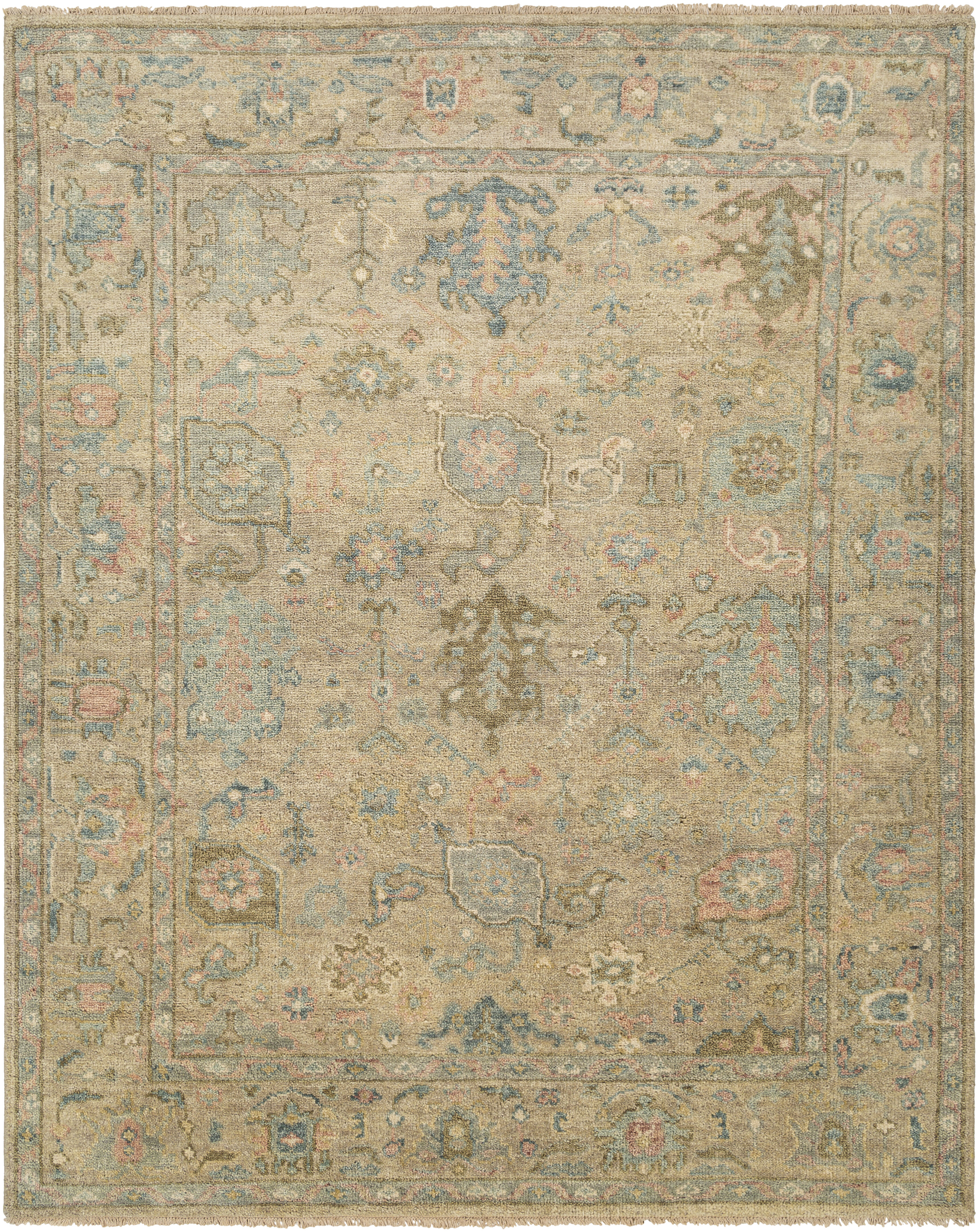 Biscayne 108 X 72 inch Ice Blue Rug, Rectangle