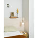 Bibi 2 Light 4 inch Aged Brass/Ceramic Antique Ivory Pendant Ceiling Light