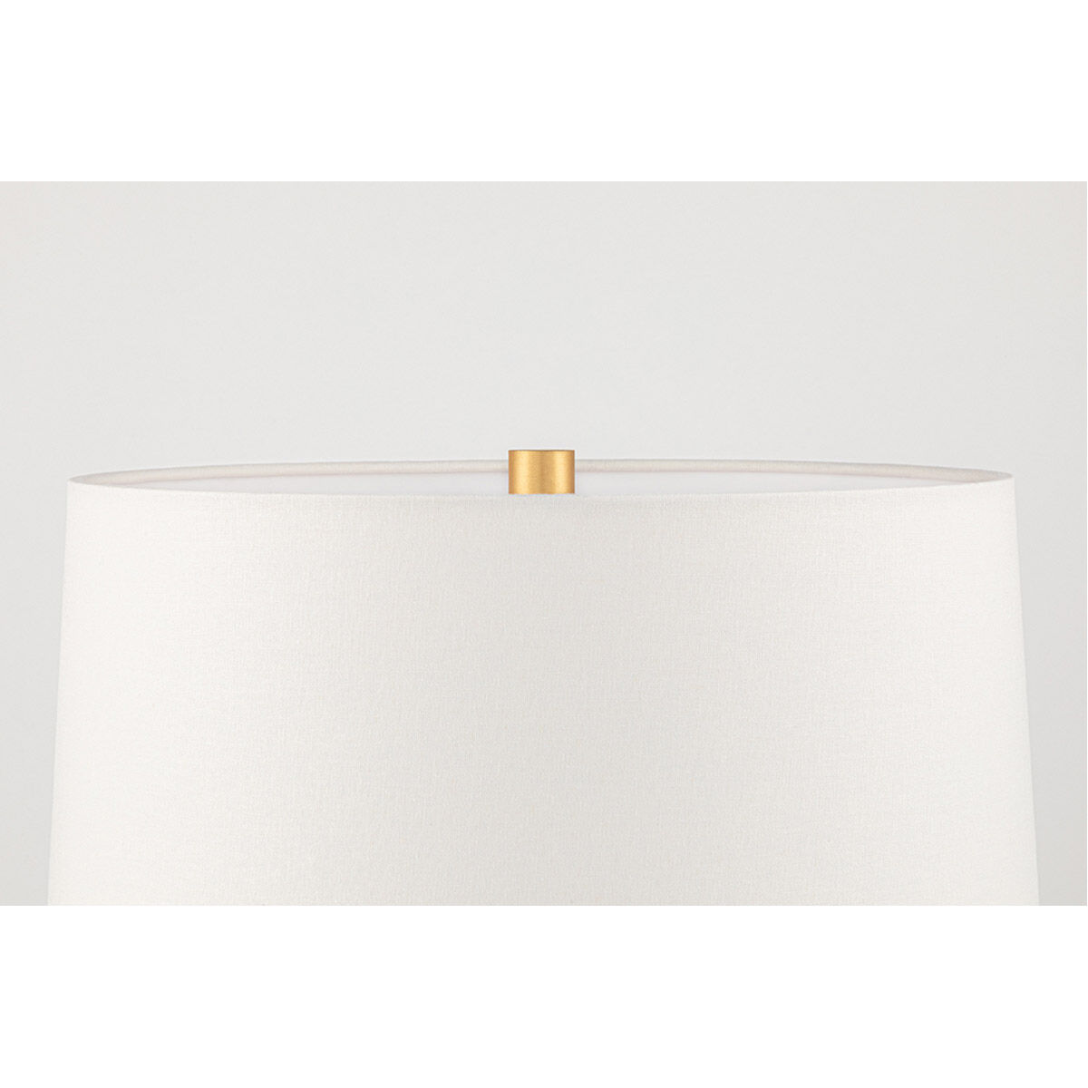 Naomi 27 inch 75 watt Black Lustro / Gold Leaf Combo Table Lamp Portable Light