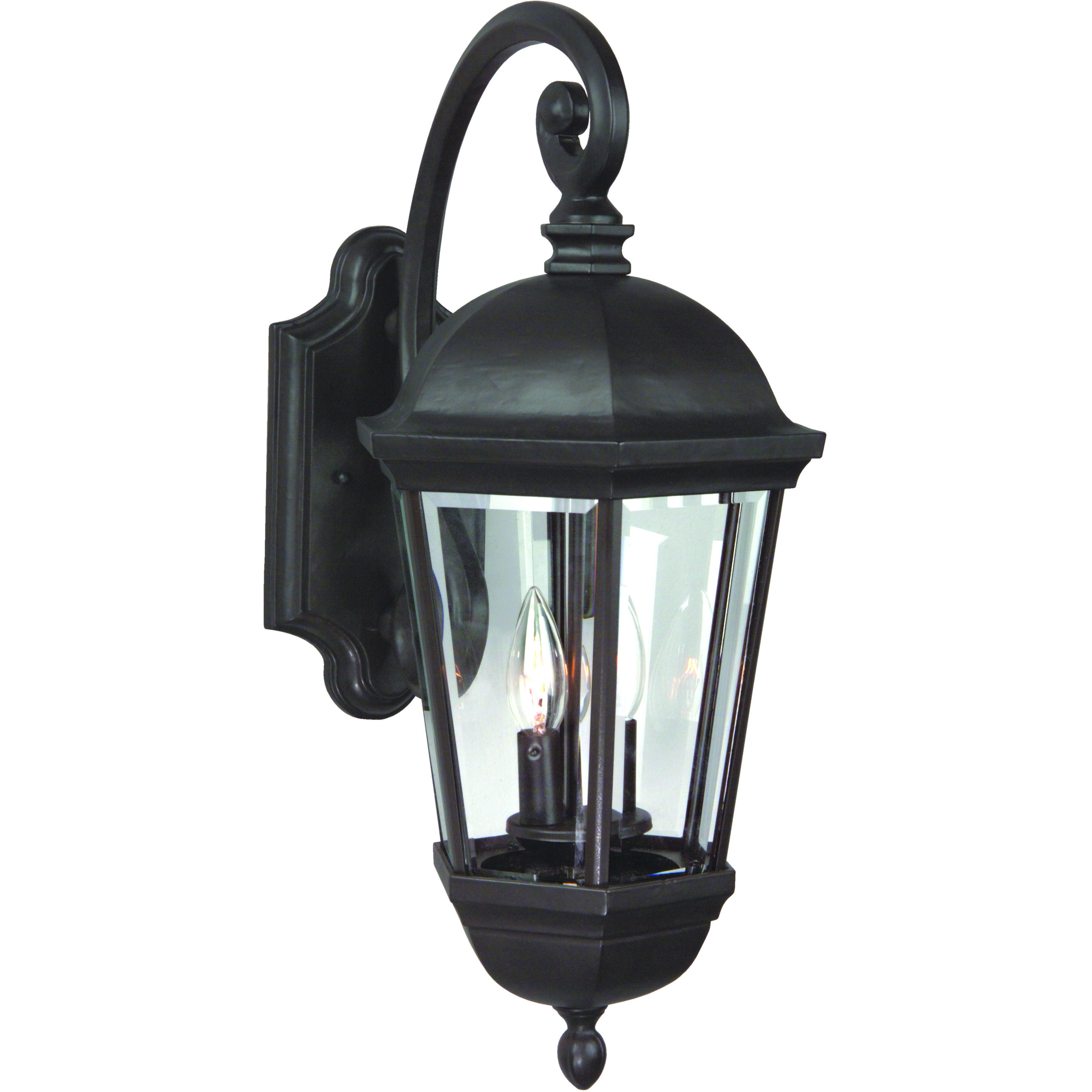 Britannia 3 Light 22 inch Oiled Bronze Outdoor Outdoor Wall Mount, Medium