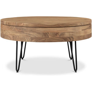 Privado 31 X 31 inch Natural Storage Coffee Table