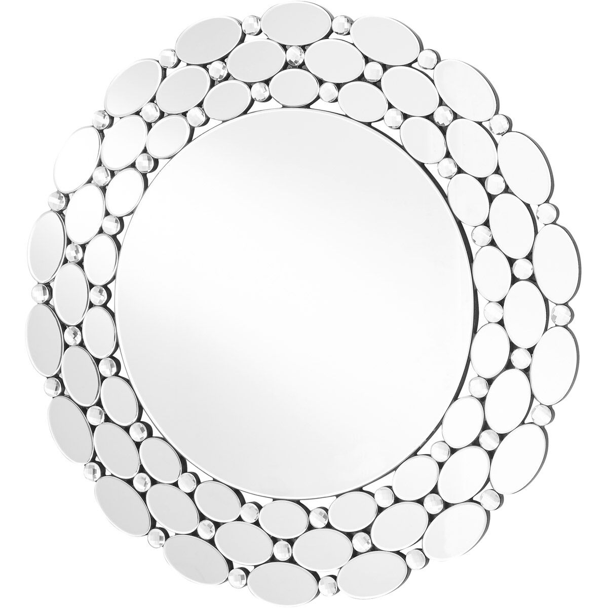 Sparkle 35 X 35 inch Clear Wall Mirror Home Decor