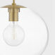 Margot 1 Light 16 inch Aged Brass Pendant Ceiling Light, Extra Large