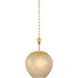 Gilda 1 Light 11 inch Aged Brass Pendant Ceiling Light