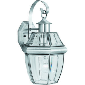 Heritage 1 Light 15.75 inch Brushed Nickel Outdoor Wall Sconce