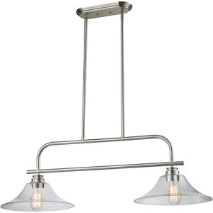 Annora 2 Light 40 inch Brushed Nickel Billiard Ceiling Light
