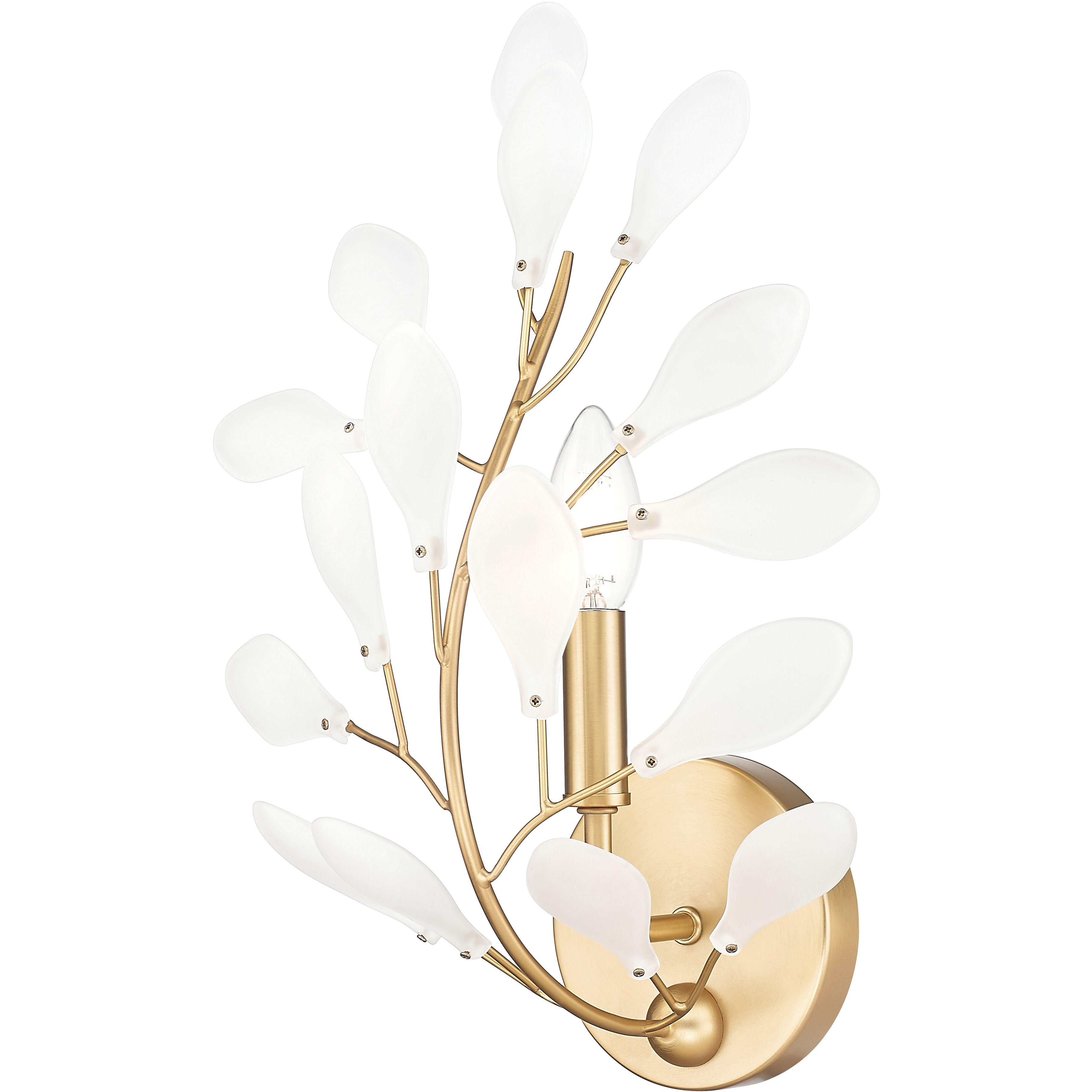 Claudine 1 Light 10 inch Modern Gold Wall Sconce Wall Light