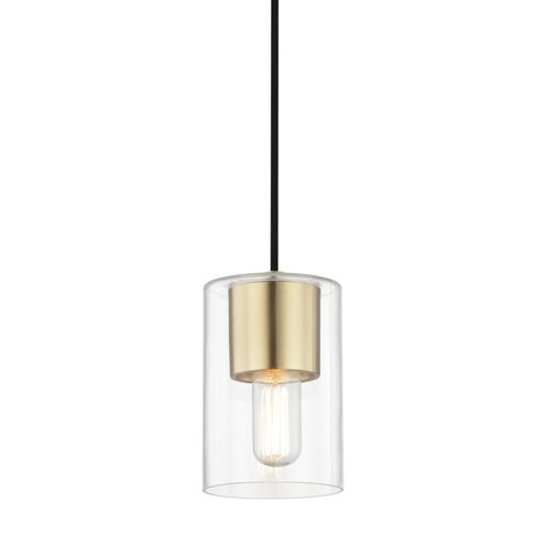 Lula 1 Light 5 inch Aged Brass Pendant Ceiling Light