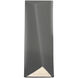 Ambiance LED 6.25 inch Gloss Grey ADA Wall Sconce Wall Light in Incandescent, Gloss Gray