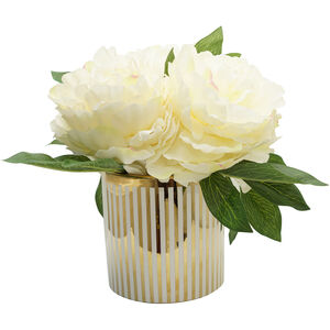 Modern Cream Faux Peonies