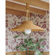 Laudine 1 Light 24.5 inch Aged Brass Pendant Ceiling Light