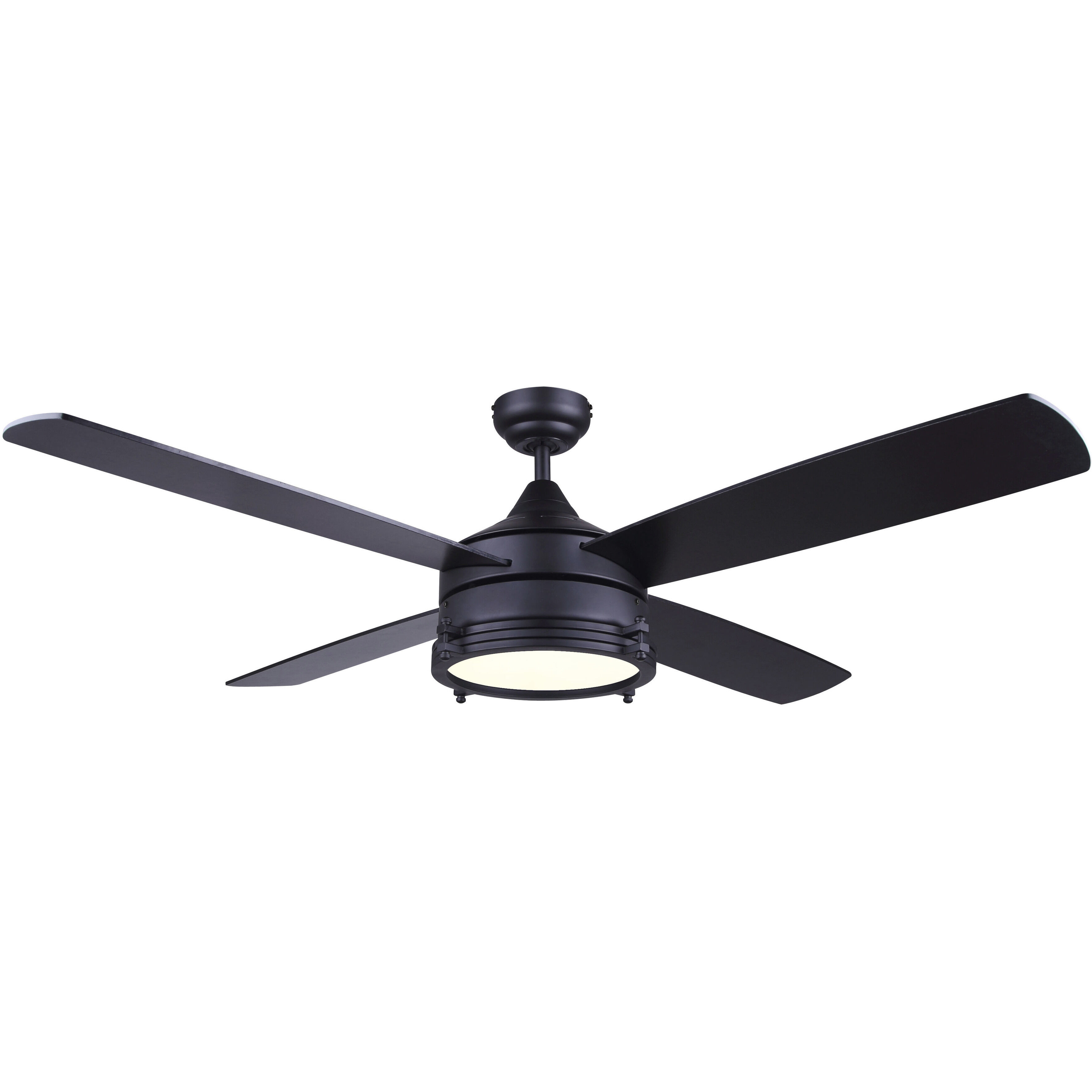 Madison 52 inch Matte Black Indoor fan