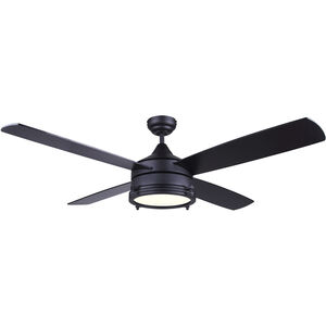 Madison 52 inch Matte Black Indoor fan