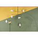 Hikari 4 Light 28 inch Aged Brass/Soft White Chandelier Ceiling Light