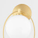 Babette LED 8 inch Aged Brass Wall Sconce Wall Light 