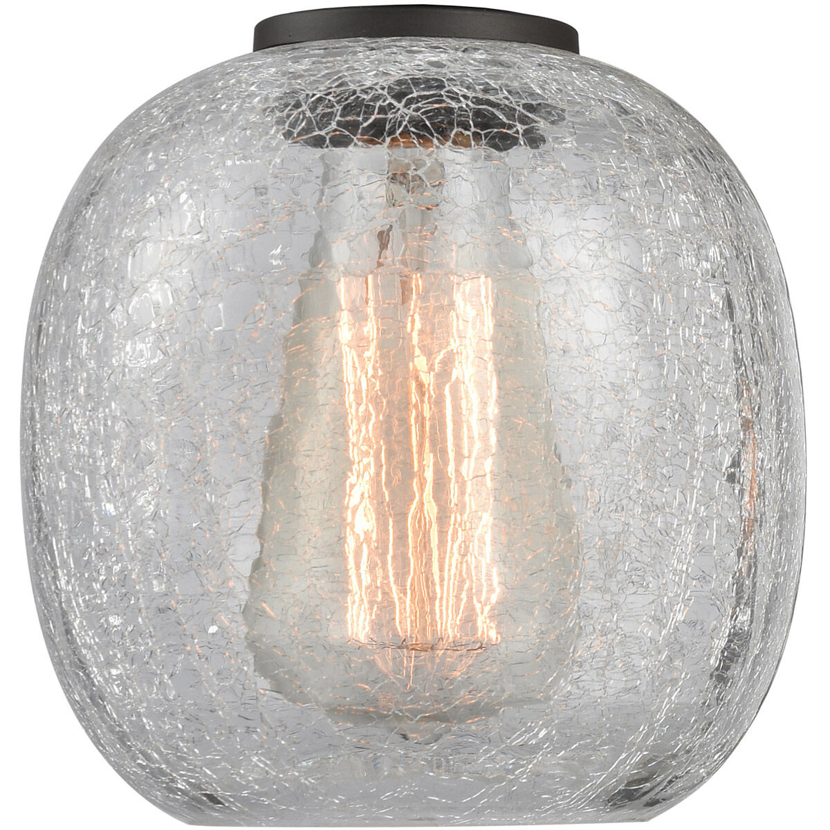 Ballston Belfast Clear Crackle Glass, Ballston