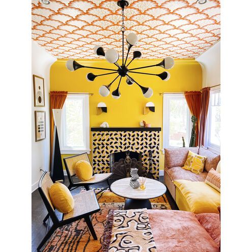 Ariana LED 49.5 inch Soft Black Chandelier Ceiling Light