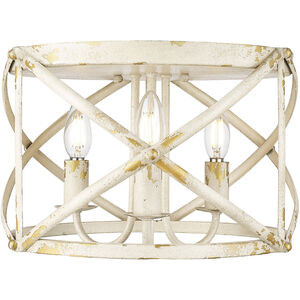 Alcott 3 Light 15.00 inch Flush Mount