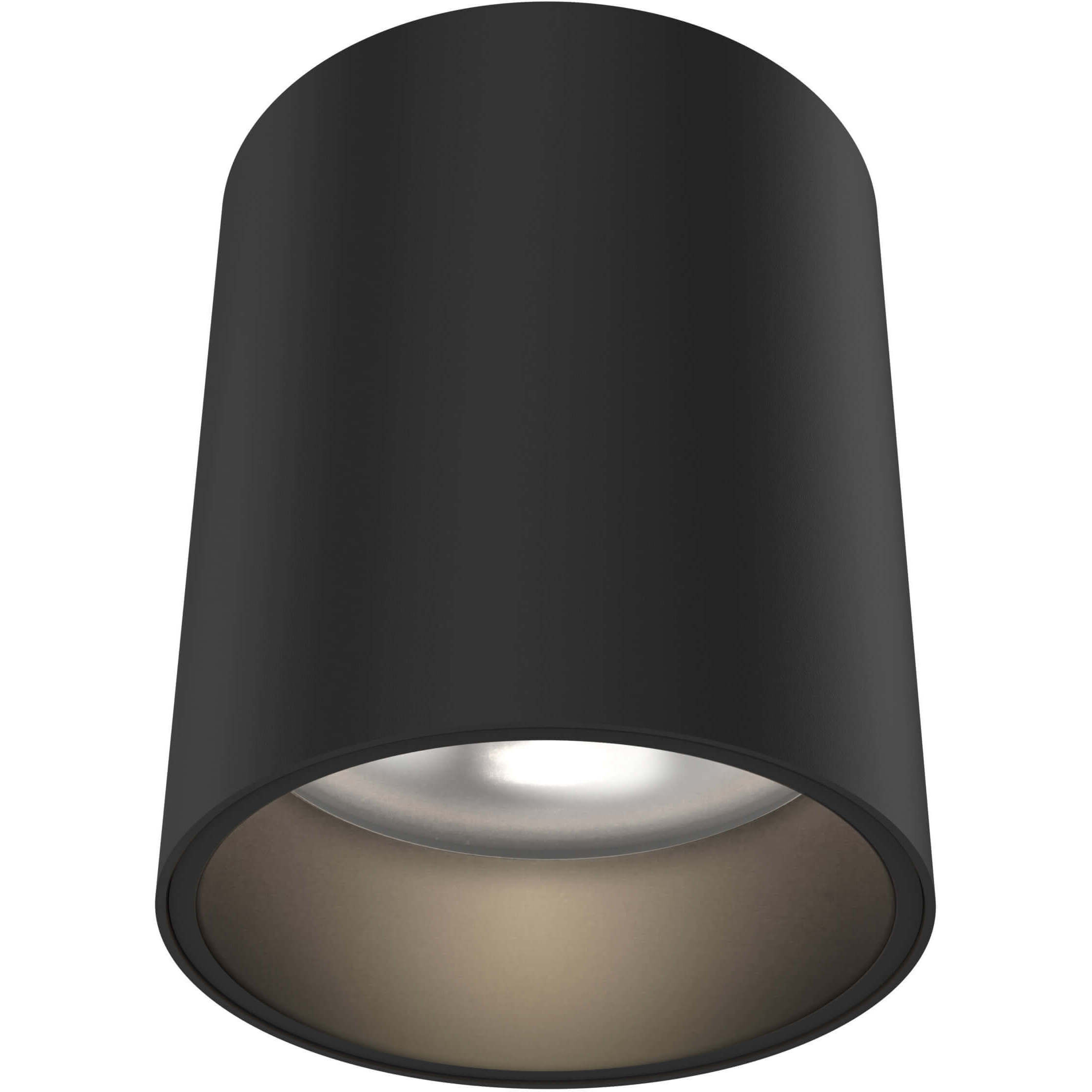 Focus 1 Light 6 inch Black Flushmount Ceiling Light