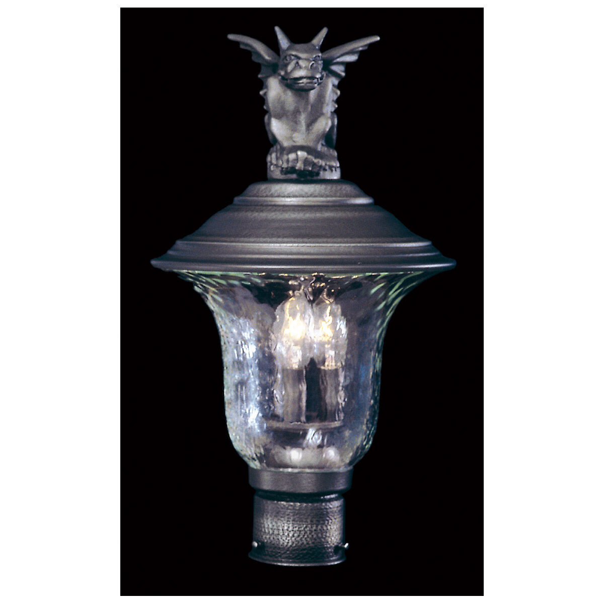 Carcassonne 3 Light 10.50 inch Post Light & Accessory