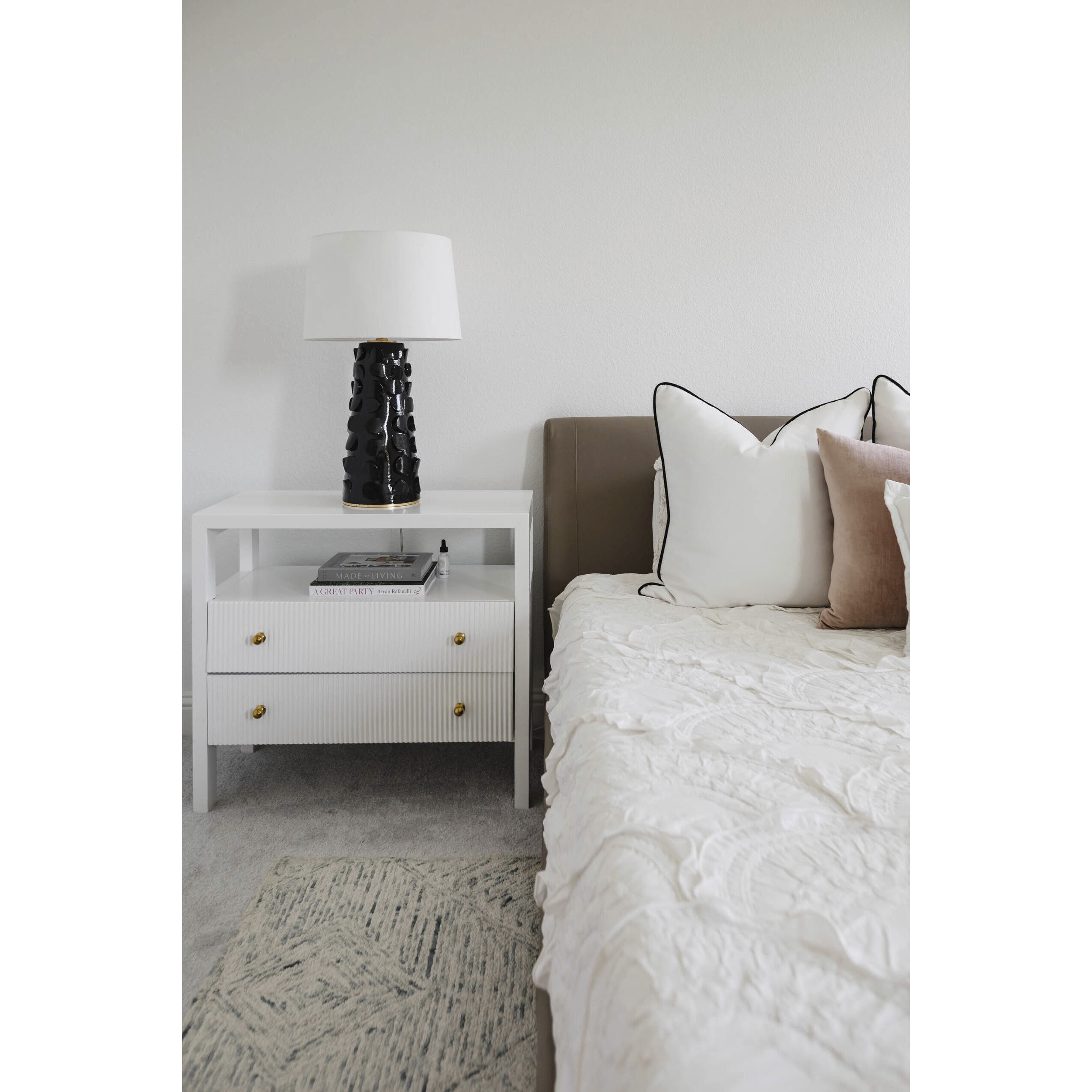 Naomi 27 inch 75 watt Black Lustro / Gold Leaf Combo Table Lamp Portable Light